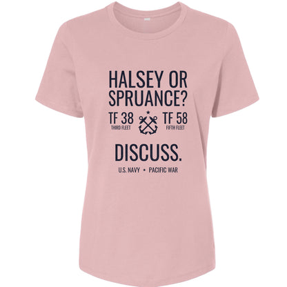 Halsey or Spruance Discuss Women's T-Shirt