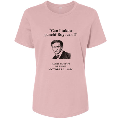 Houdini Can I Take A Punch Women's T-Shirt