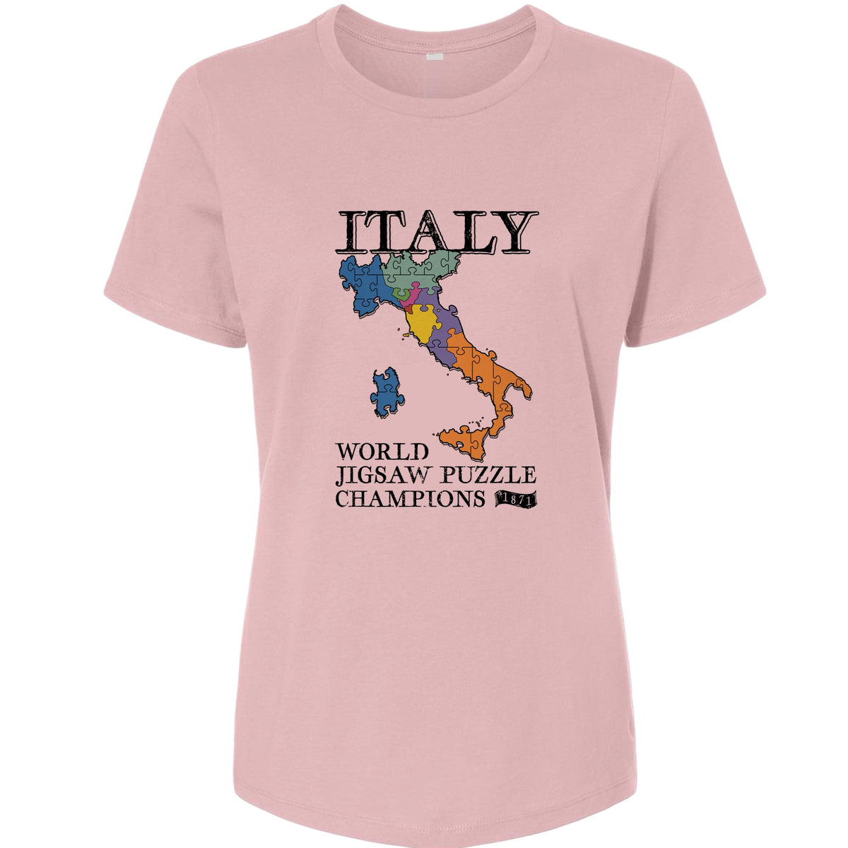 Italy Jigsaw Puzzle Women's T-Shirt