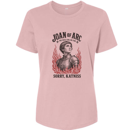 Joan of Arc Girl on Fire Women's T-Shirt