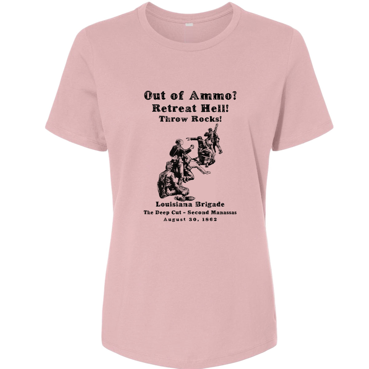 Out Of Ammo Throw Rocks Women's T-Shirt