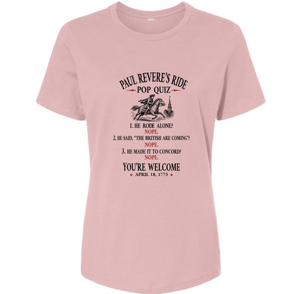 Paul Revere Quiz Women's T-Shirt