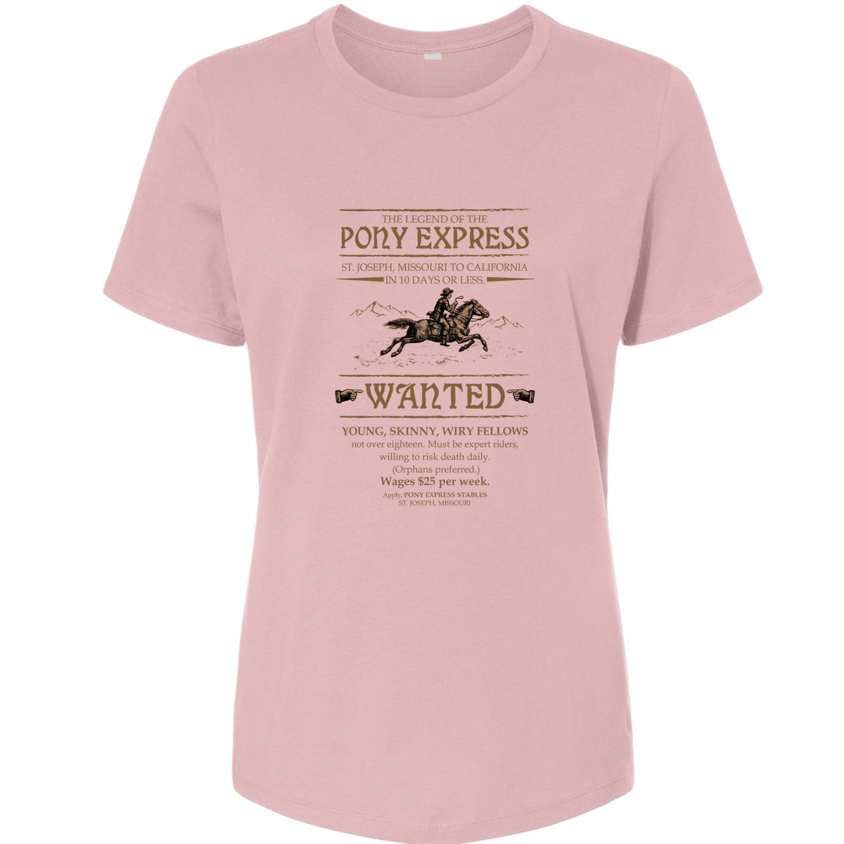 Pony Express Poster Women's T-Shirt