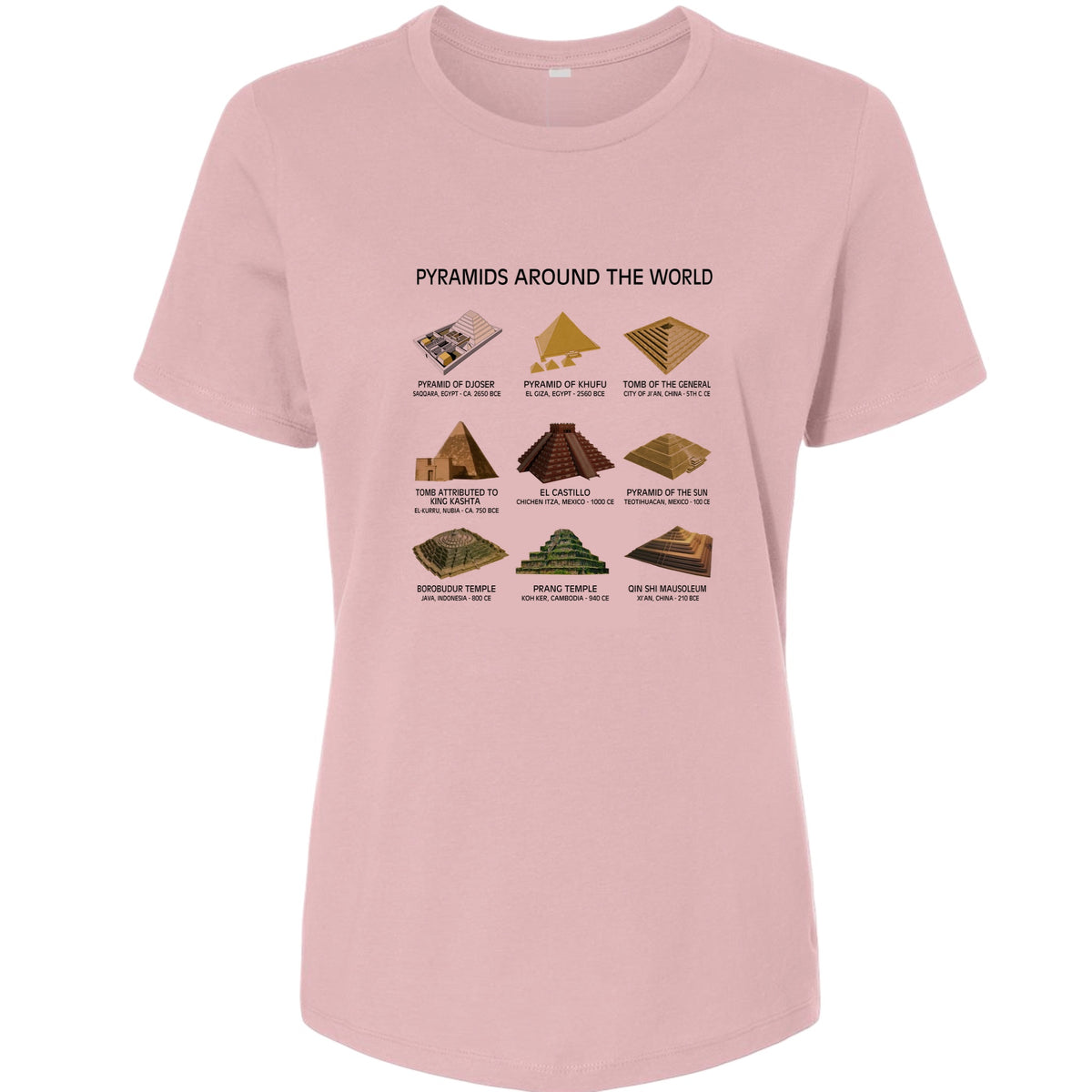 Pyramids of the World Women's T-Shirt