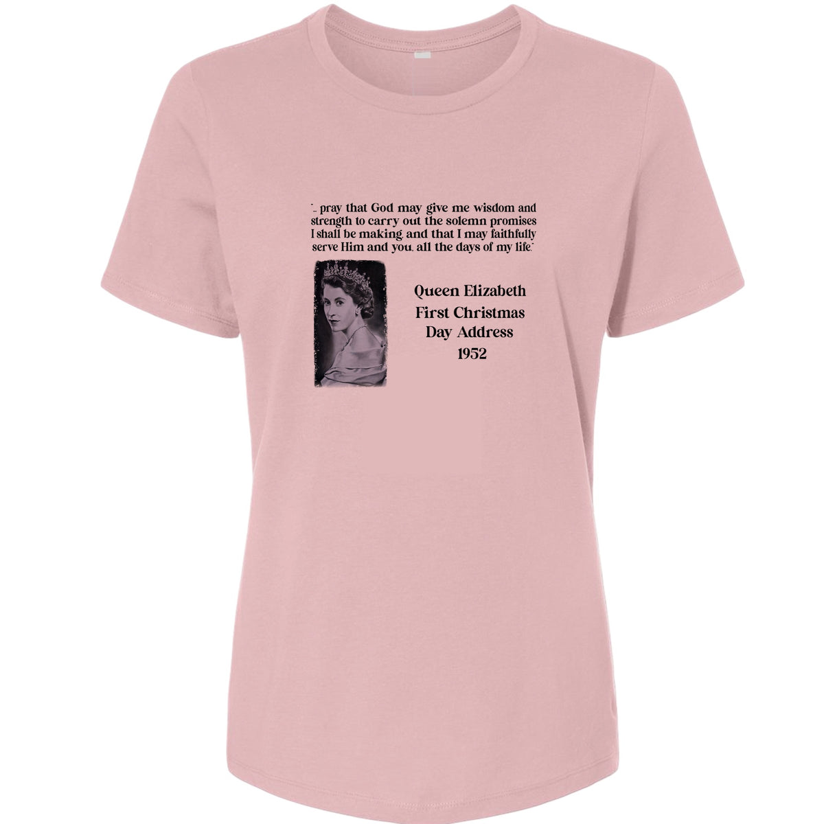 Queen Elizabeth II Xmas Address Women's T-Shirt