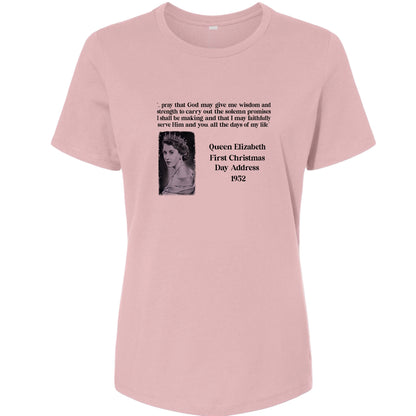 Queen Elizabeth II Xmas Address Women's T-Shirt