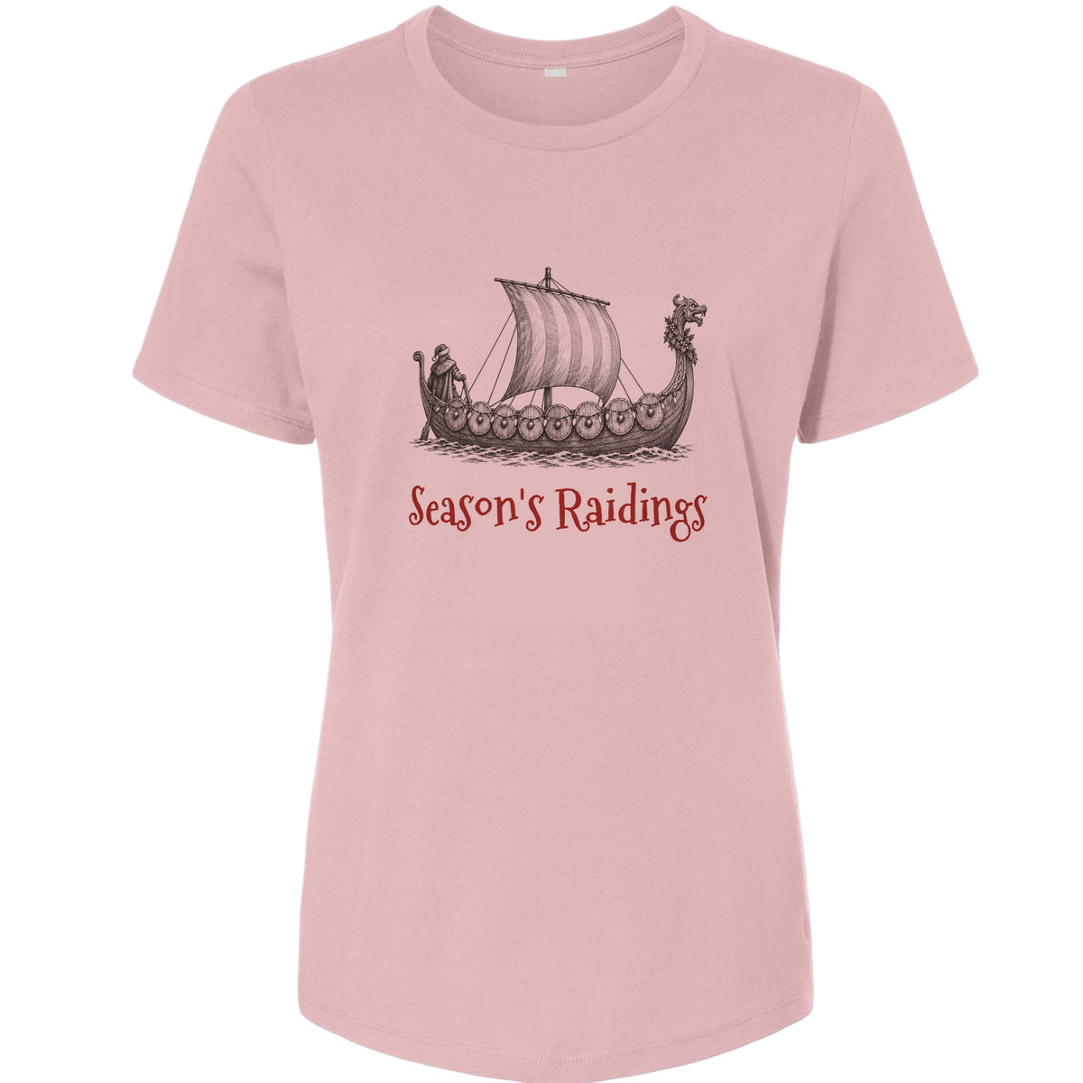 Seasons Raidings Viking Christmas Women's T-Shirt