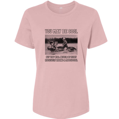 Teddy Riding Moose Women's T-Shirt