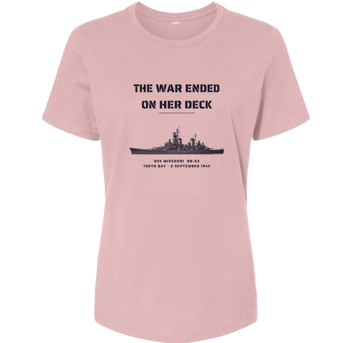 The War Ended On Her Deck Women's T-Shirt