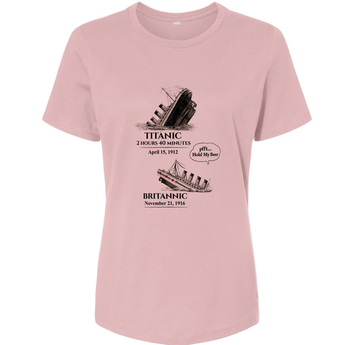 Titanic and Britannic Women's T-Shirt