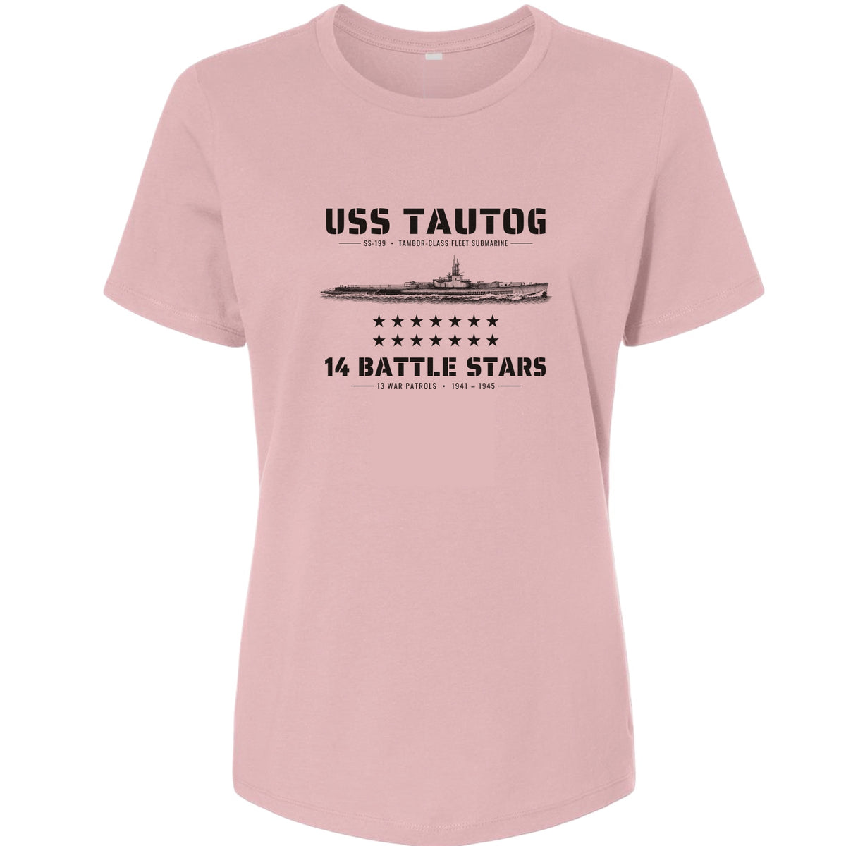 USS Tautog 14 Battle Stars Women's T-Shirt