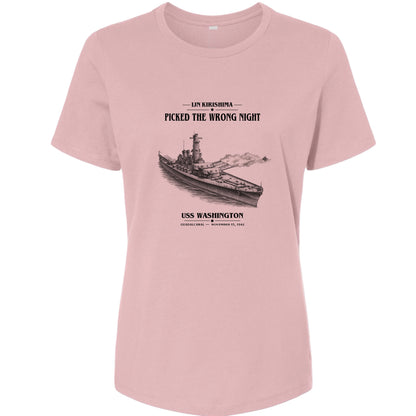 USS Washington at Guadalcanal Women's T-Shirt