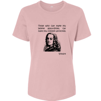 Voltaire Absurdities Women's T-Shirt