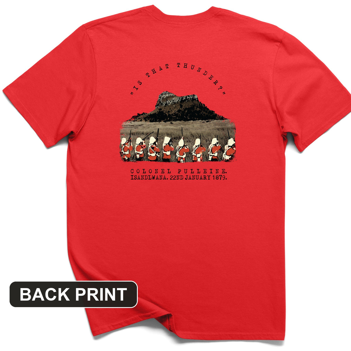 Isandlwana Back Print T-Shirt