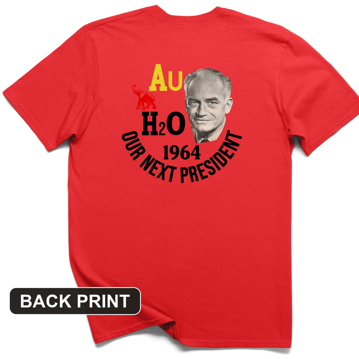 Barry Goldwater Back Print T-Shirt