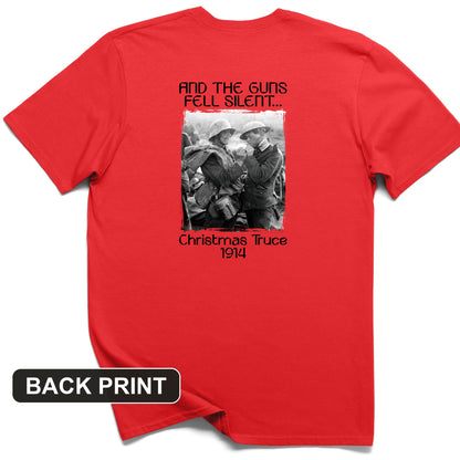 WWI Christmas Truce Back Print T-Shirt