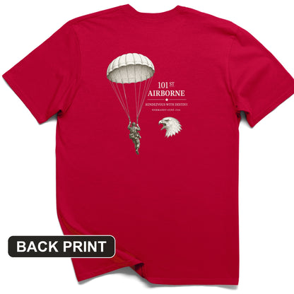101st Airborne Back Print T-Shirt