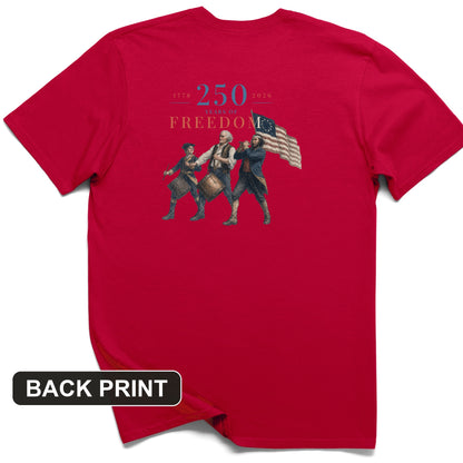 250th Drummers Back Print T-Shirt