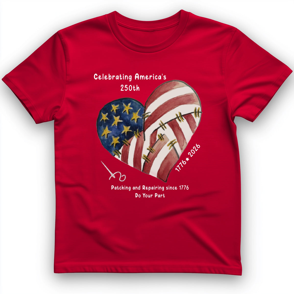 250th Heart T-Shirt