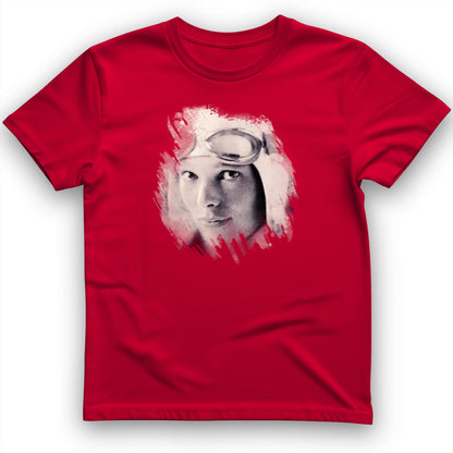 Amelia Earhart in Color T- Shirt