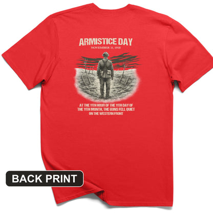 Armistice Day Back Print T-Shirt