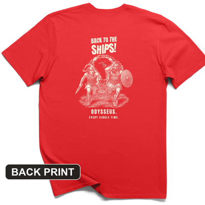 Back To The Ships Back Print T-Shirt