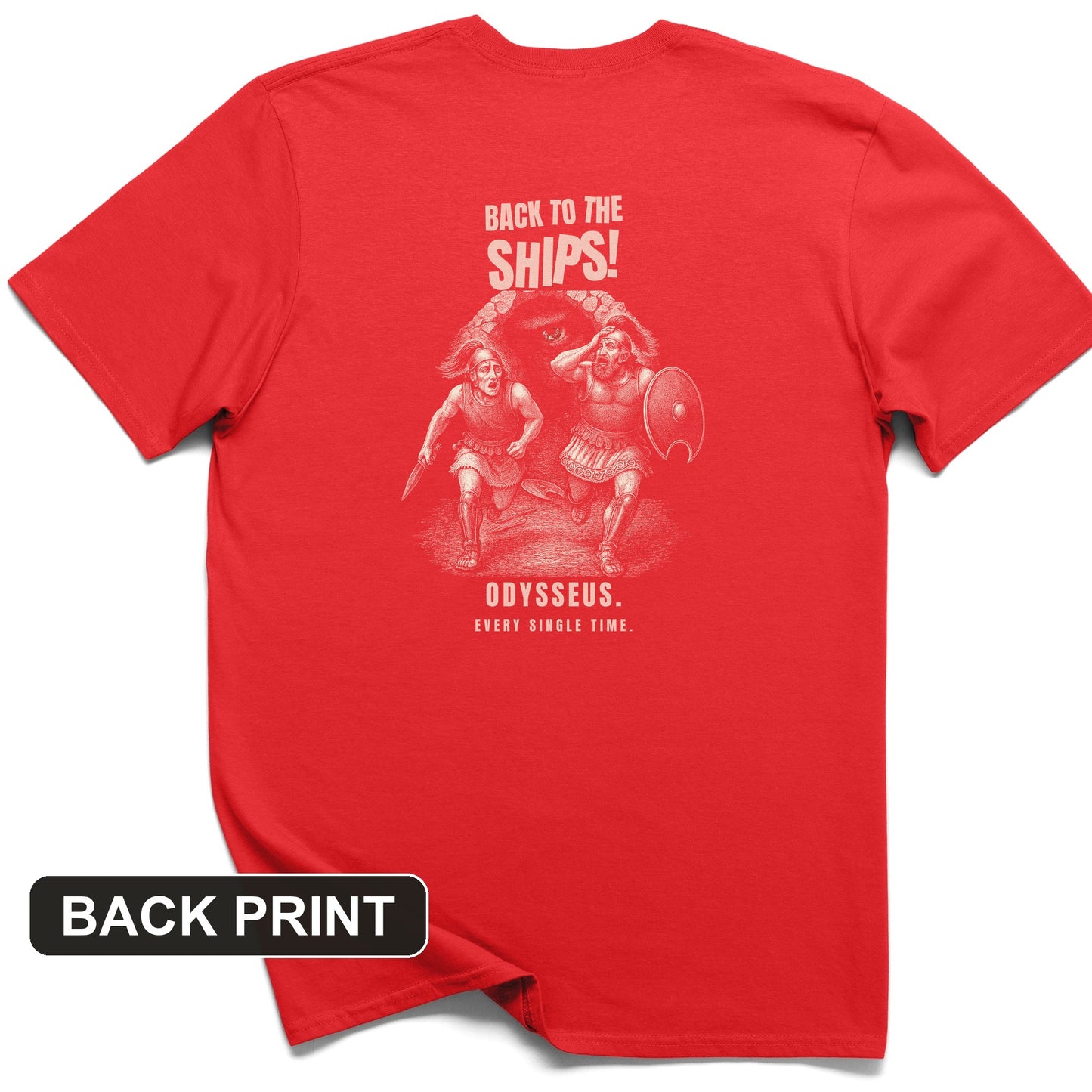 Back To The Ships Back Print T-Shirt