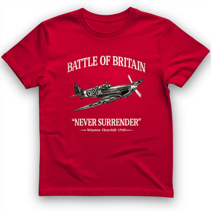 Battle of Britain Never Surrender T-Shirt