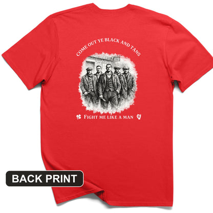 Black and Tans Back Print T-Shirt