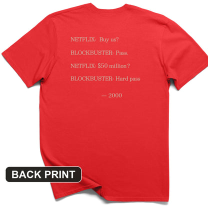 Blockbuster Back Print T-Shirt