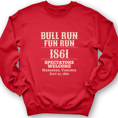 Bull Run Fun Run 1861 Crewneck