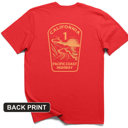 California Back Print T-Shirt