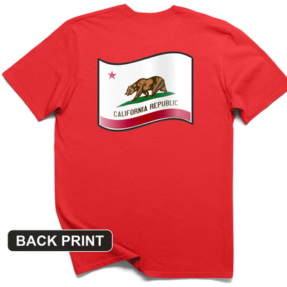 California Republic Back Print T-Shirt