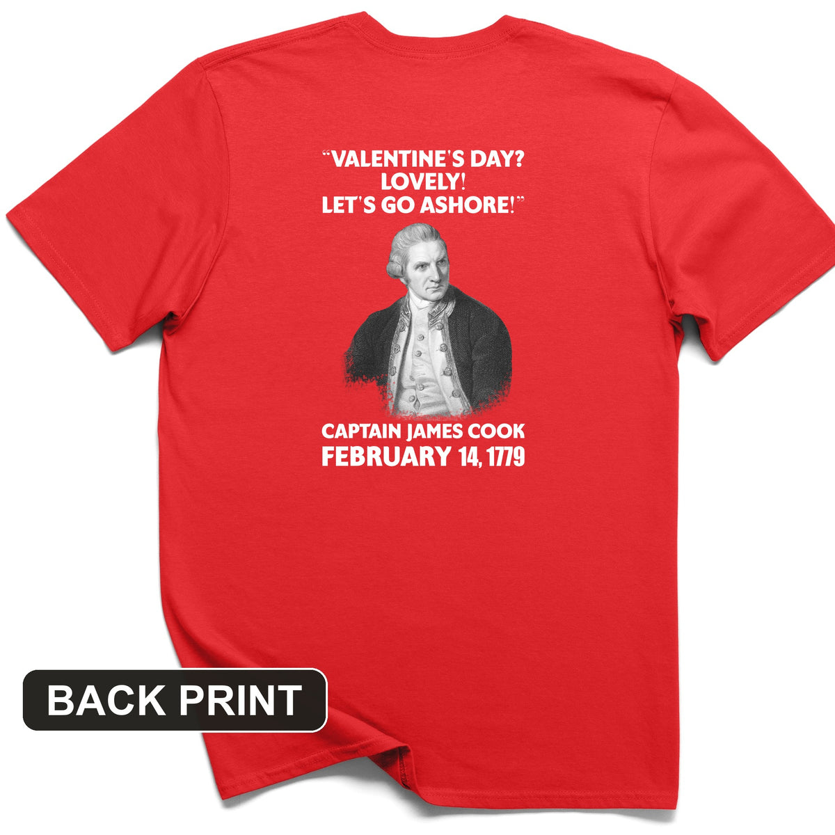 Captain Cook Back Print T-Shirt