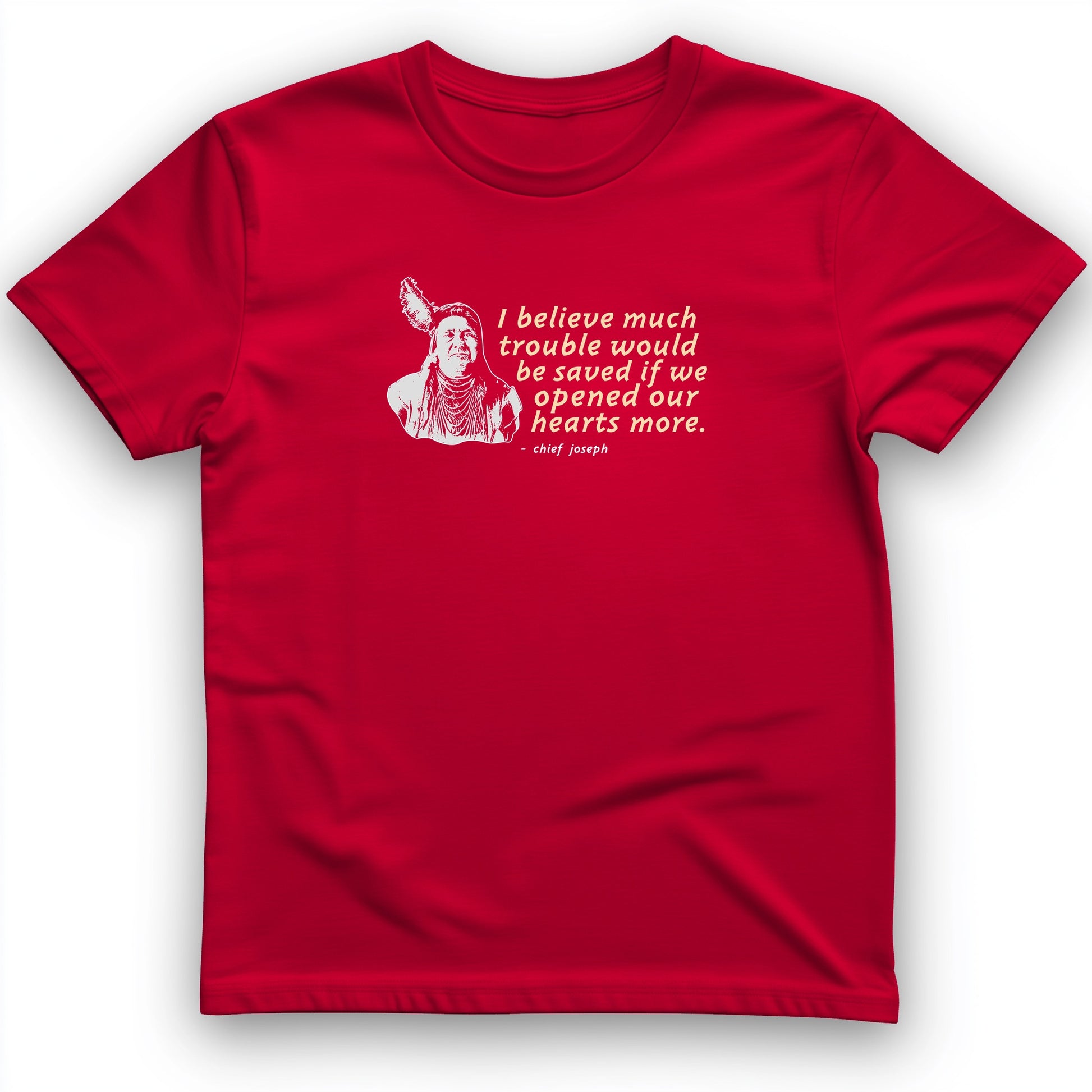 Chief Joseph Open Hearts T-Shirt