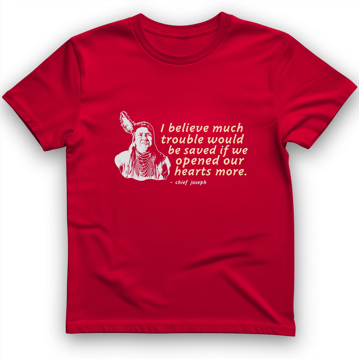 Chief Joseph Open Hearts T-Shirt
