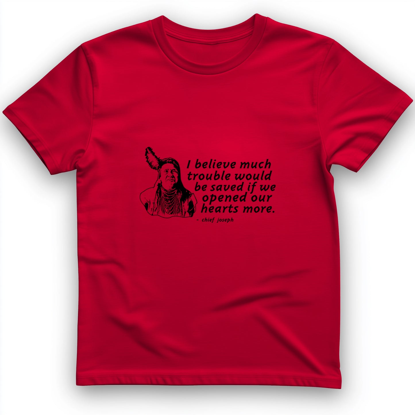 Chief Joseph Open Hearts T- Shirt