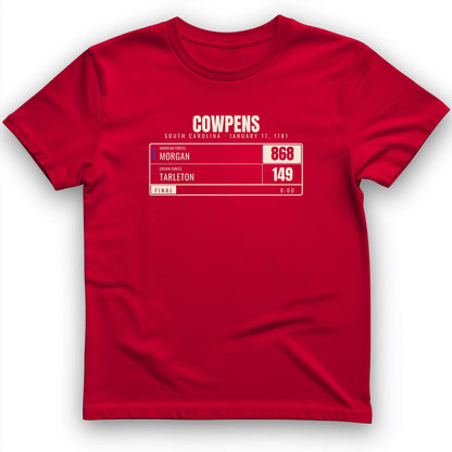 Cowpens Scoreboard T-Shirt