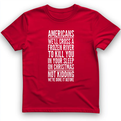 Cross A River On Xmas T-Shirt