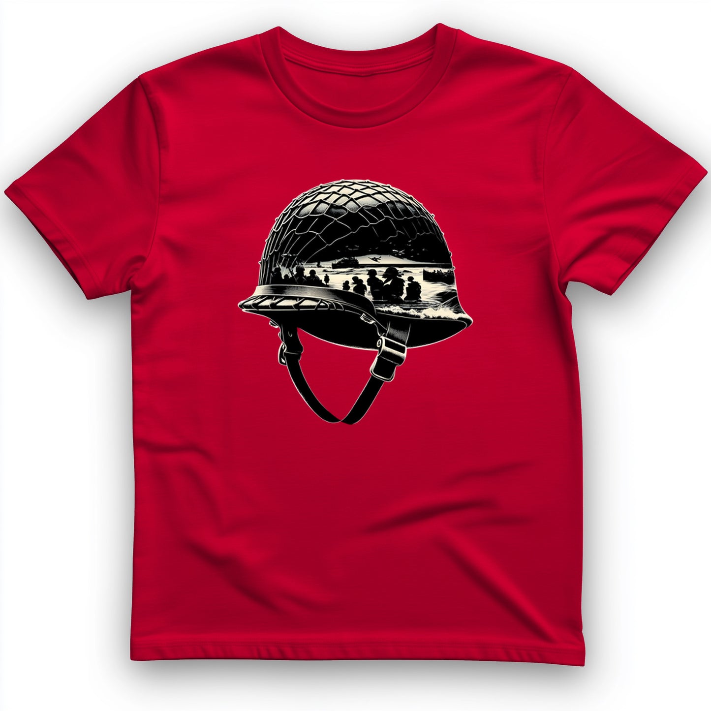 D-Day Helmet T-Shirt