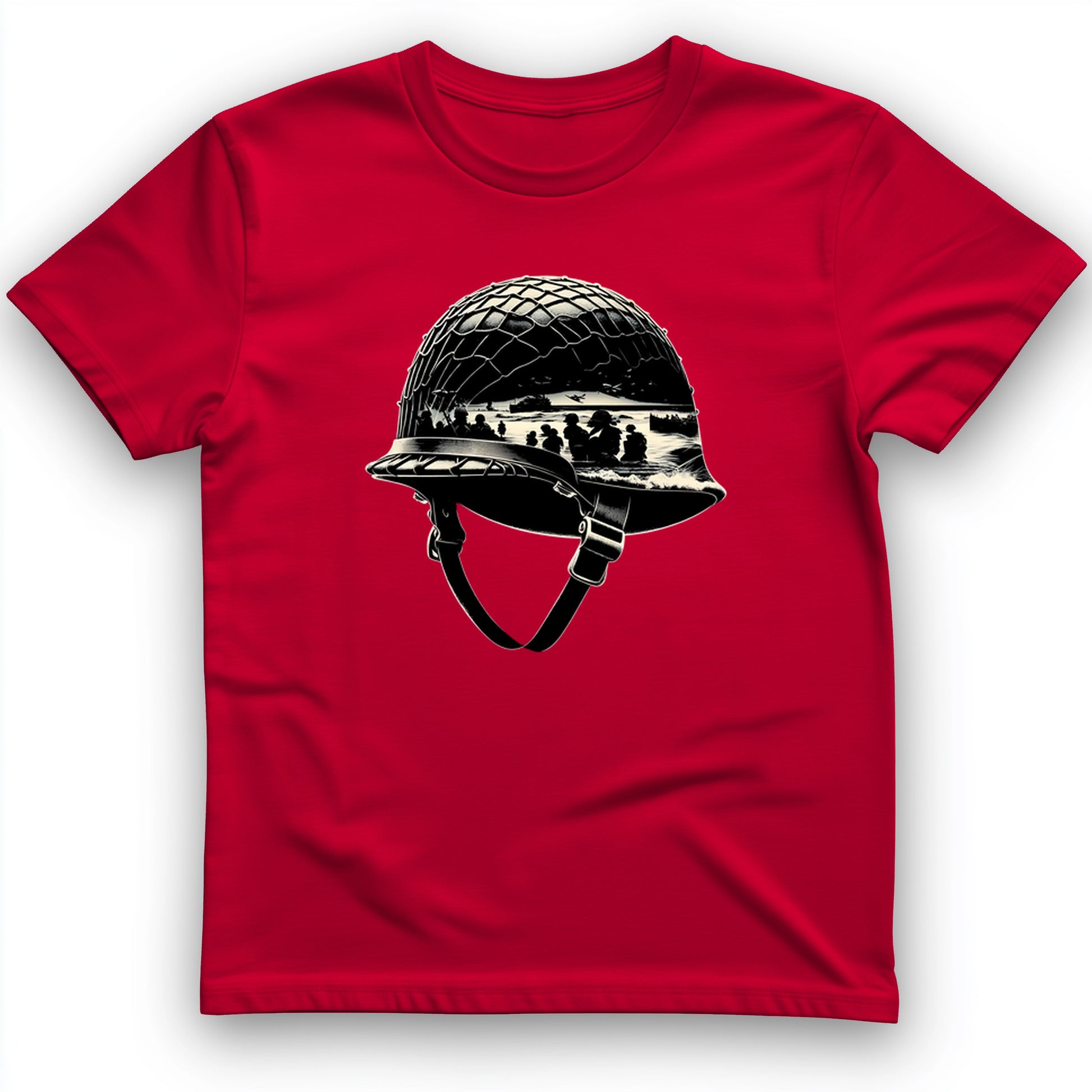 D-Day Helmet T-Shirt