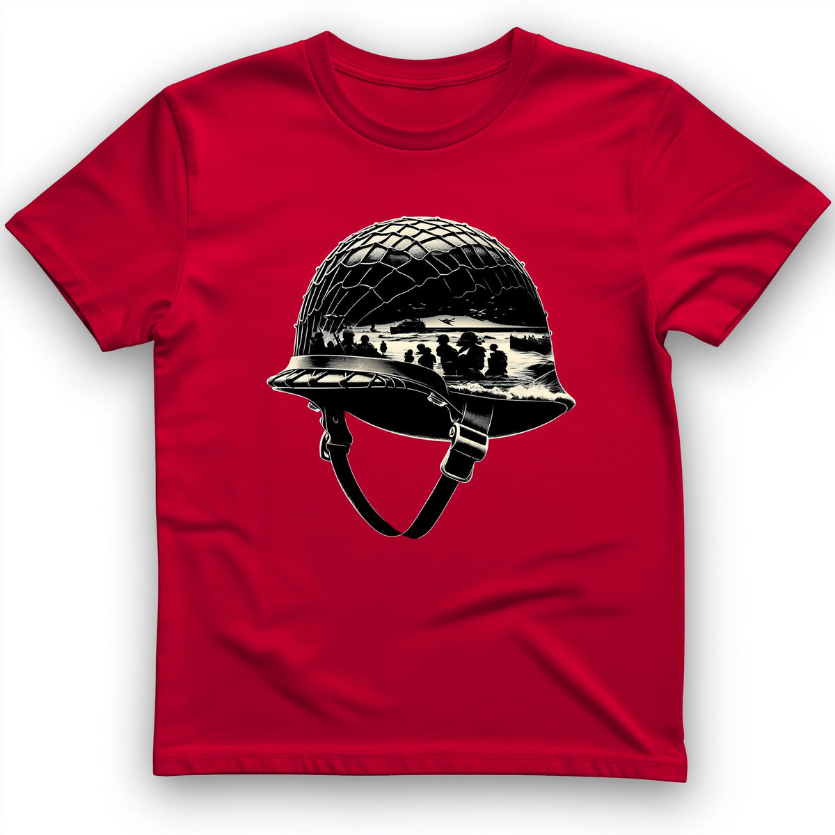 D-Day Helmet T-Shirt