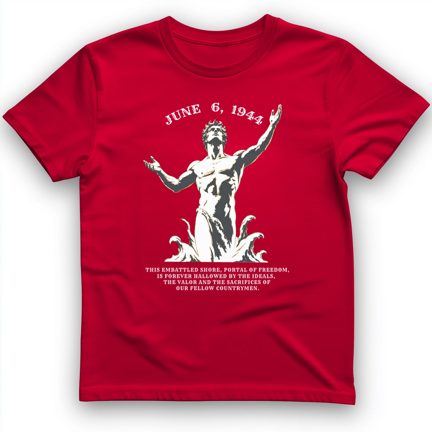 Dday Statue T-Shirt