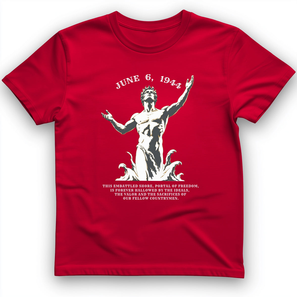 Dday Statue T-Shirt