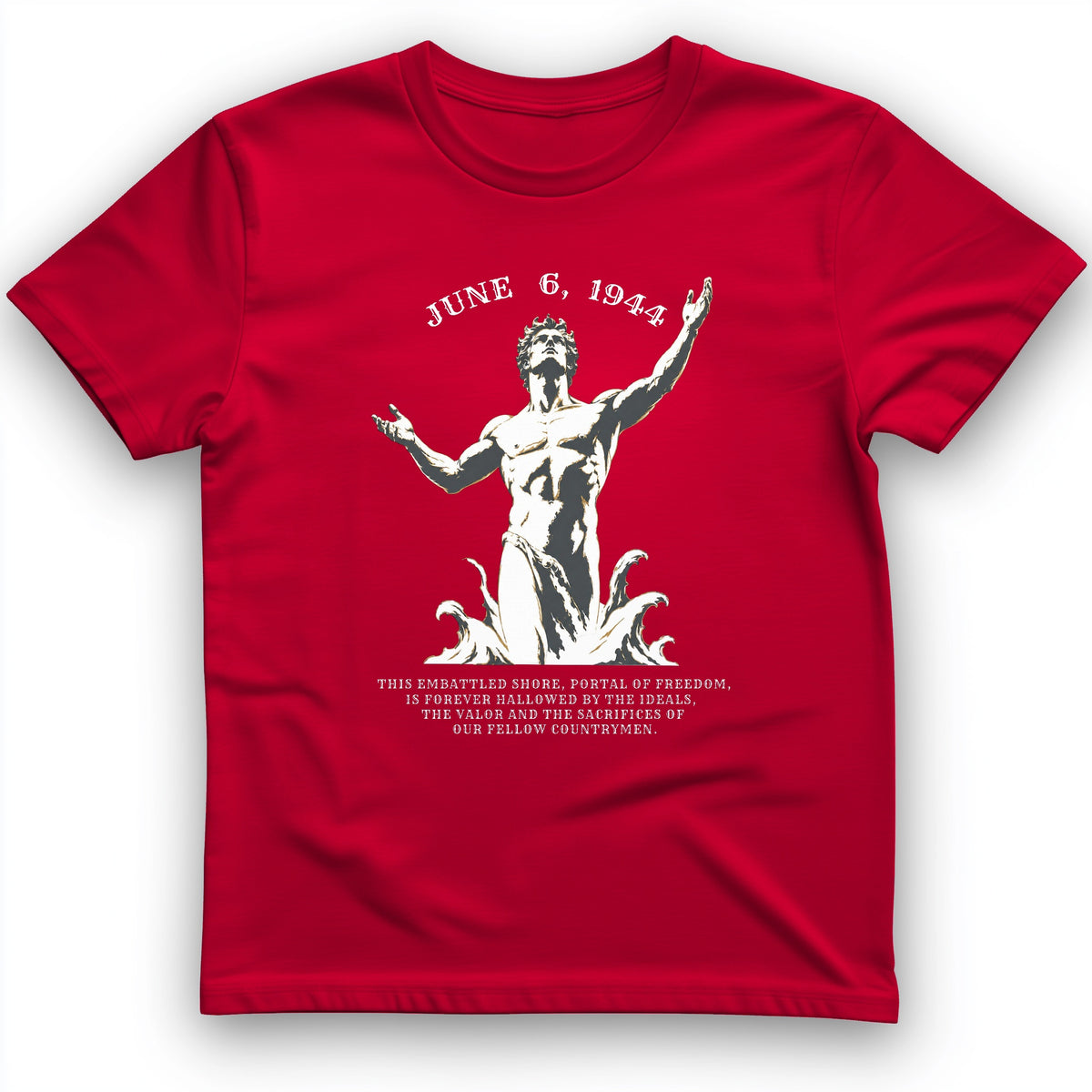 Dday Statue T-Shirt