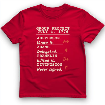Declaration Of Independence Group Project T-Shirt