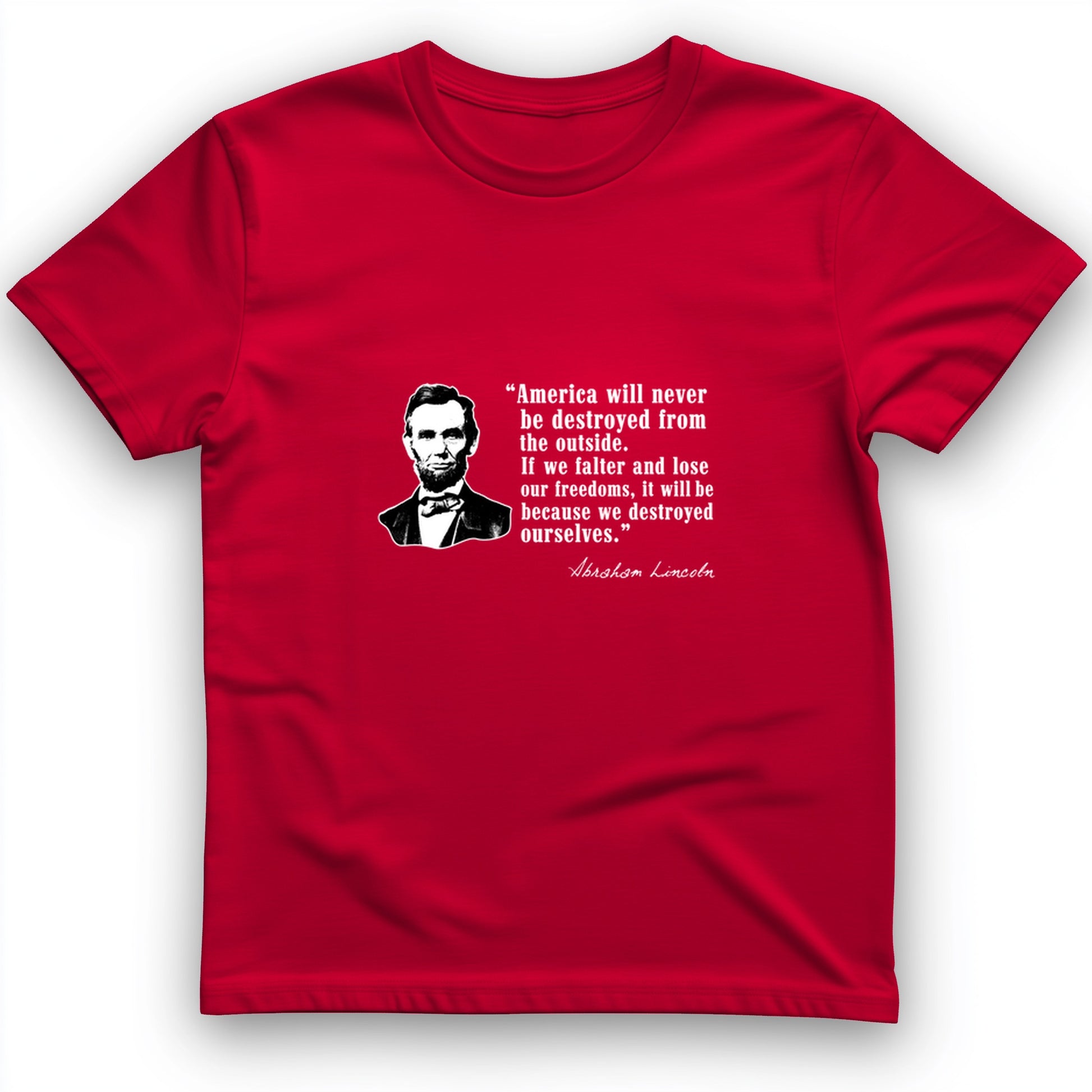 Destroyed Ourselves Lincoln T-Shirt
