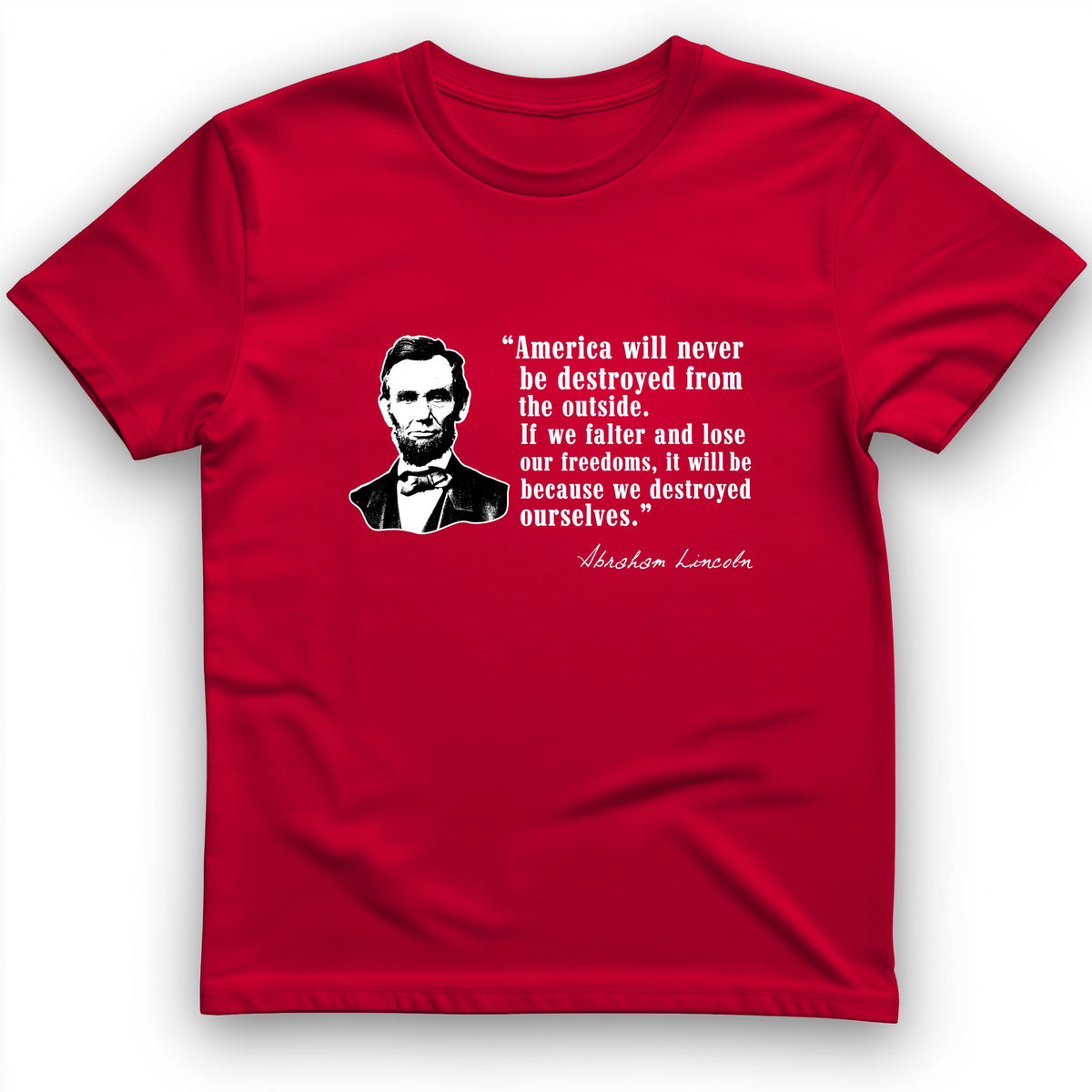 Destroyed Ourselves Lincoln T-Shirt