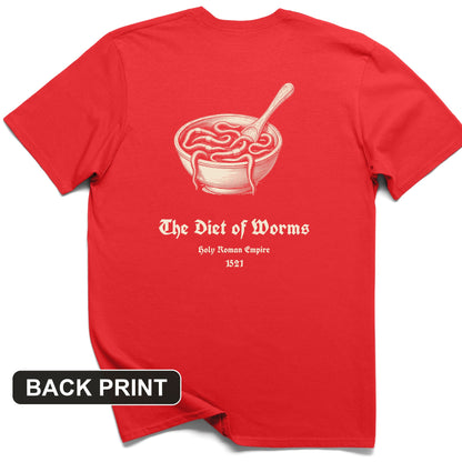 Diet Of Worms Back Print T-Shirt