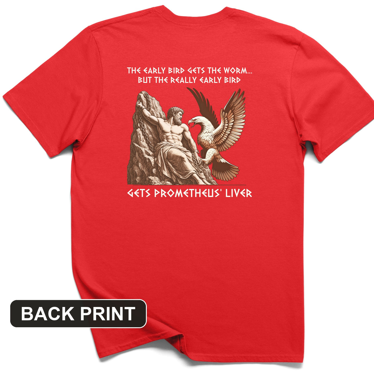 Early Bird Back Print T-Shirt